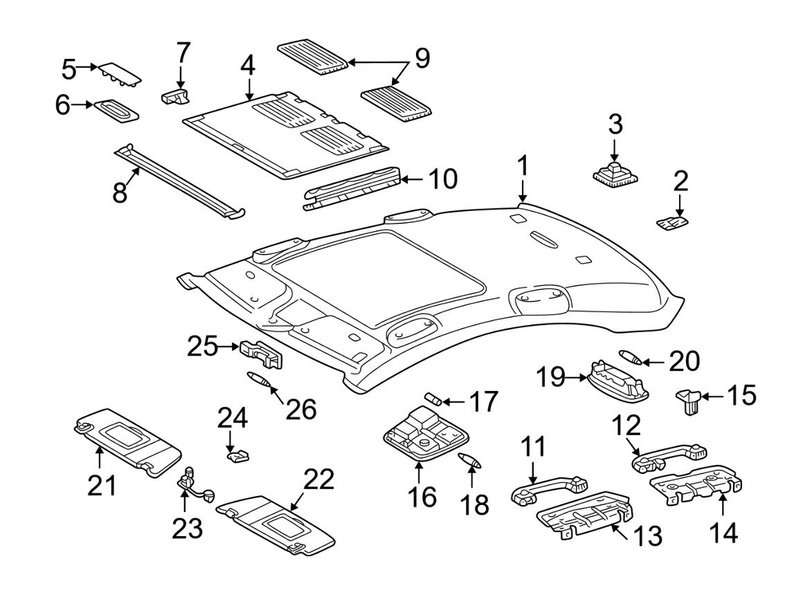 Mercedes Sunroof Cover Guide 2117800157